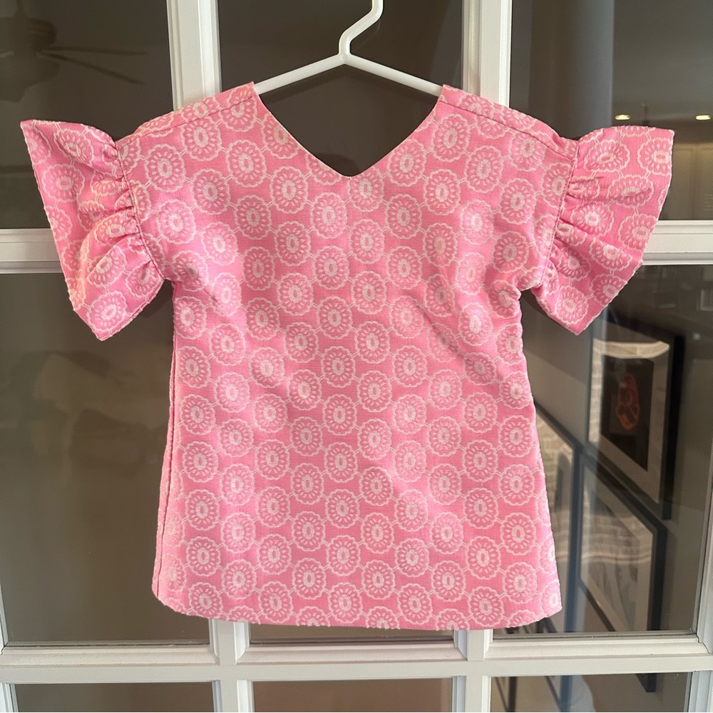 Janie and Jack Girls Pink Dress 6-12 Months